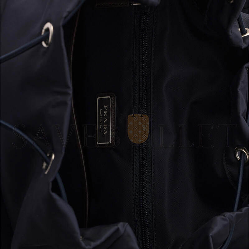 PRADA SPEEDROCK RE-NYLON AND LEATHER BACKPACK 2VZ123 (46*28*22cm)